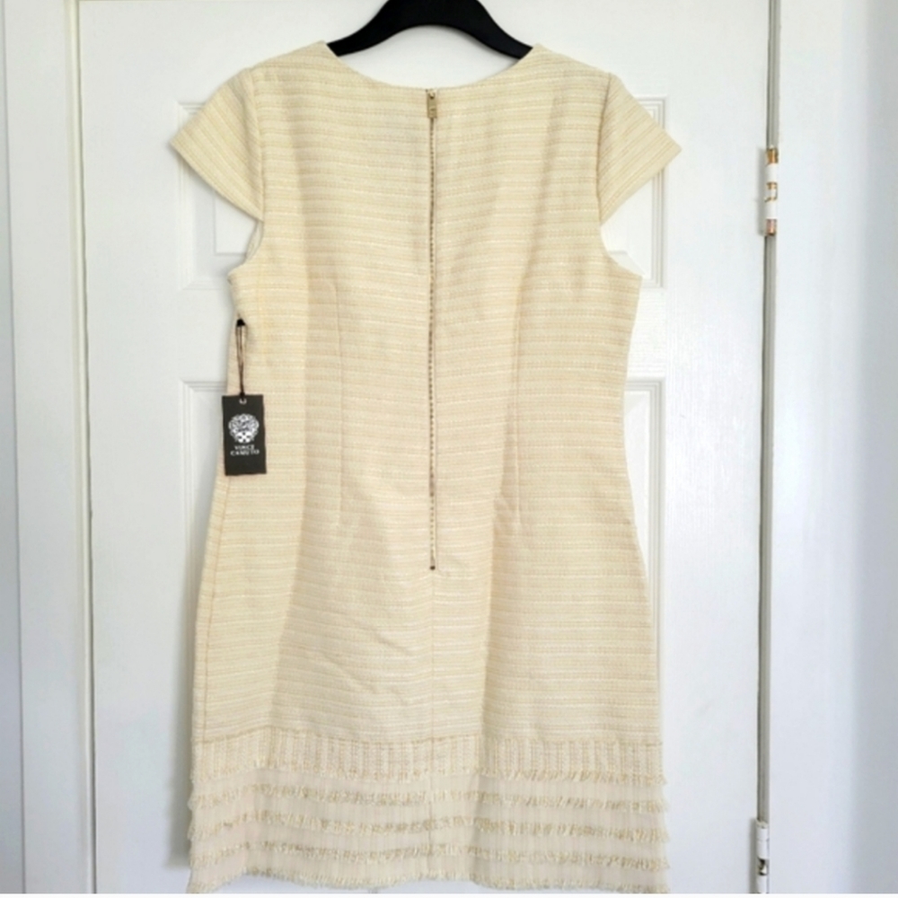 🤍 Vince Camuto Tweed Ivory Dress Sizes 10 & 12 NWT - Picture 8 of 8